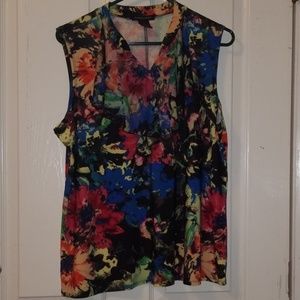 Susan Lawerence Floral Blouse XL